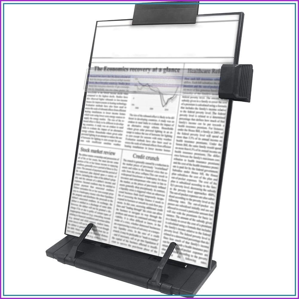 Document Holder Stand - Ayarlanabilir 7 Pozisyonlu Masaüstü Döküman Tutucu