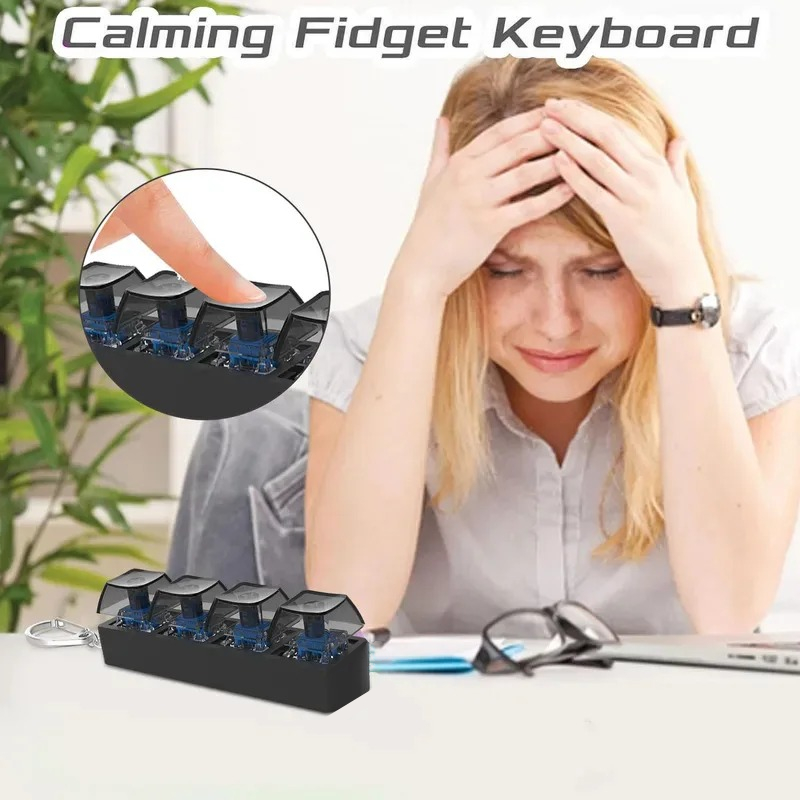 4 Tuşları Parmak Düğmesi Anti- - Home Office Keyboard incelemesi ve fiyatı