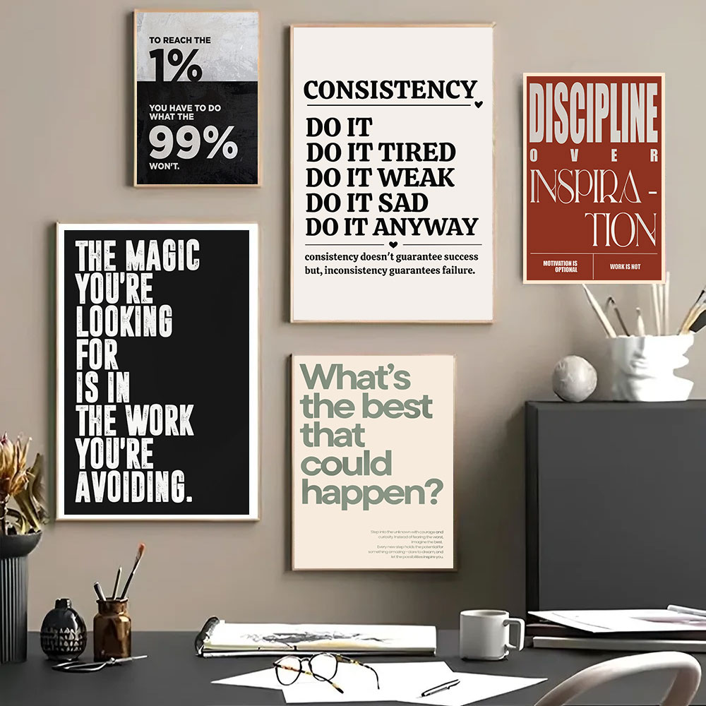 Minimalist Motivasyonel Sözler - Home Office Room Inspiration incelemesi ve fiyatı