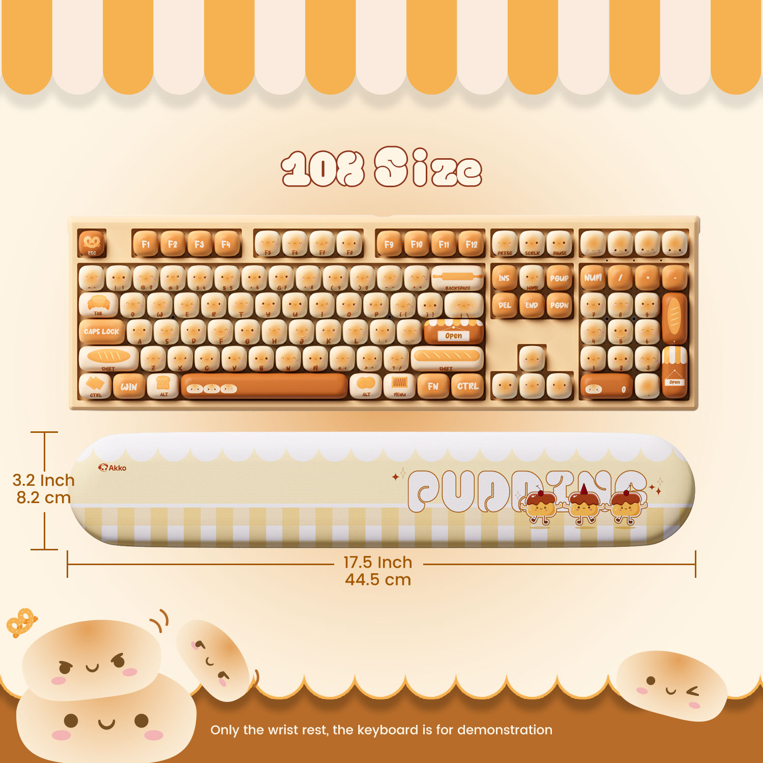 Akko Pudding Buns Klavye Bilek - Home Office Keyboard incelemesi ve fiyatı