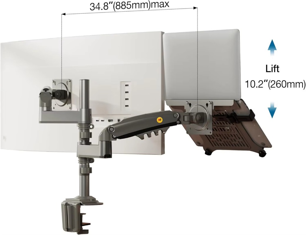 Çift Kollu 2'si 1 Arada Kombin - Monitor Arm Dual incelemesi ve fiyatı