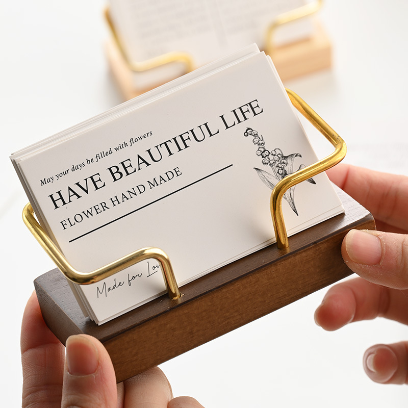 Ahşap Kartvizitlik Metal Masaü - Document Holder Stand incelemesi ve fiyatı