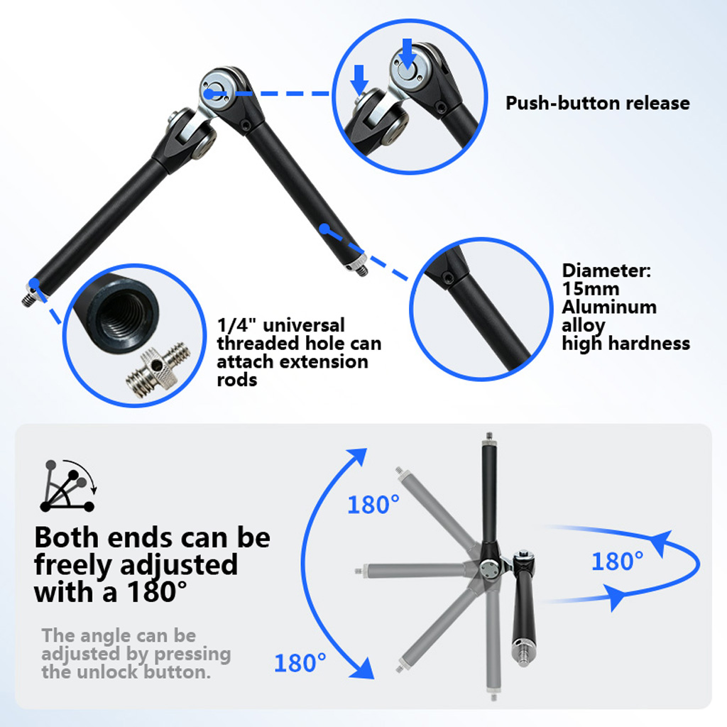 180 °   Çift Eklemli Sihirli K - Monitor Arm Dual incelemesi ve fiyatı