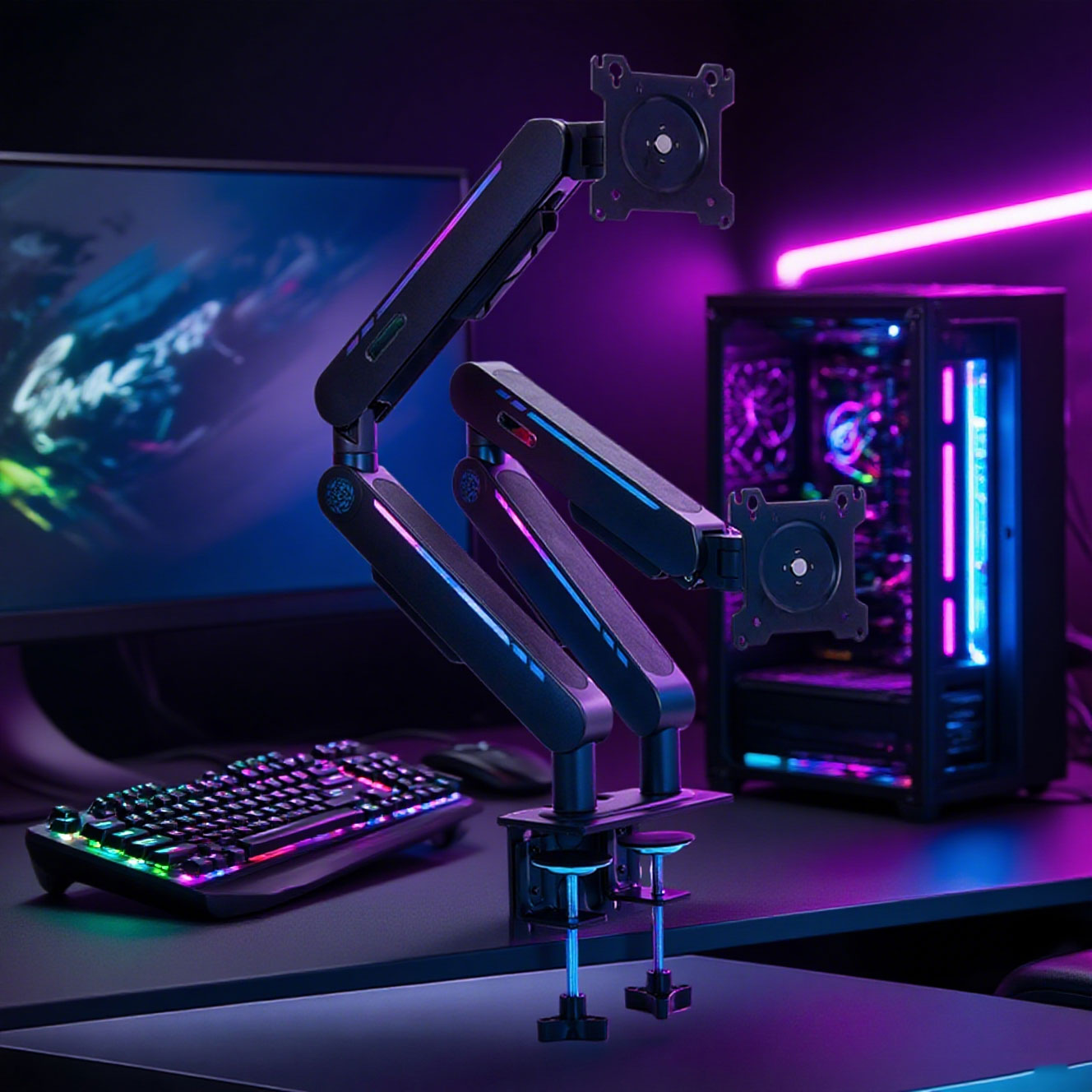 Yeni Ürün Gazlı Yaylı Masa Üst - Monitor Arm Dual incelemesi ve fiyatı