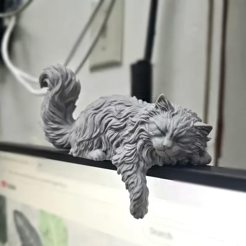 Sevimli Uzun Saçlı Uyuyan Kedi - Home Office Gif incelemesi ve fiyatı
