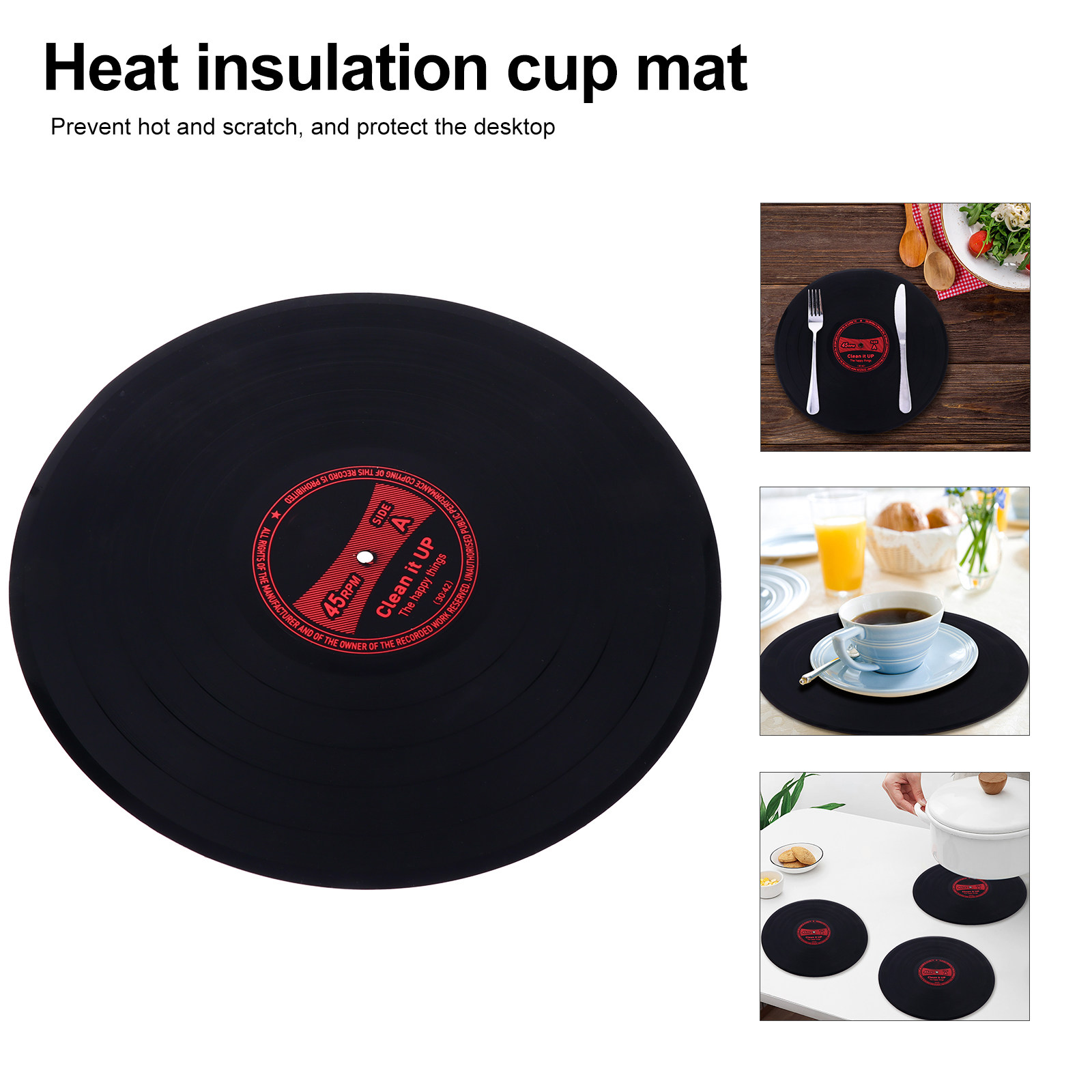 1 Adet Vinil Plaklardan İlham  - Home Office Room Inspiration incelemesi ve fiyatı