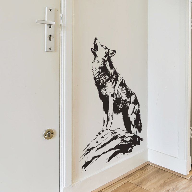 Hayvan Posteri 3D Yalnız Kurt  - Home Office Wallpaper incelemesi ve fiyatı