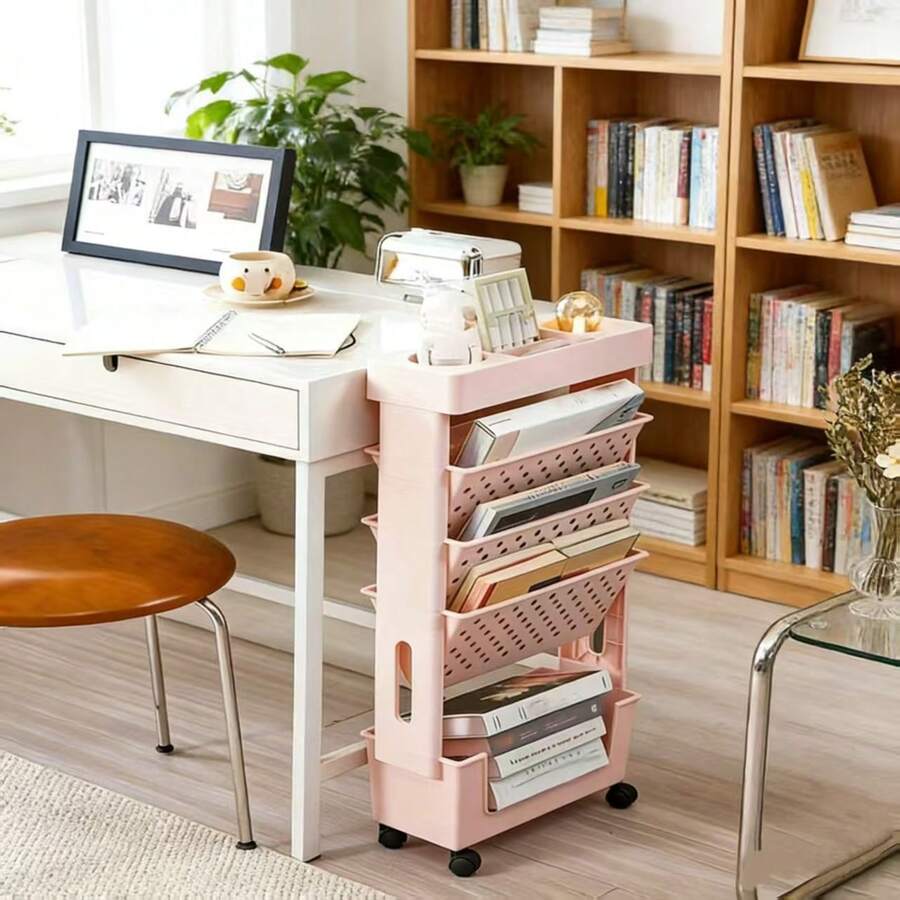 Delikli Raflı 5 Katlı Tekerlek - Rolling File Cart incelemesi ve fiyatı