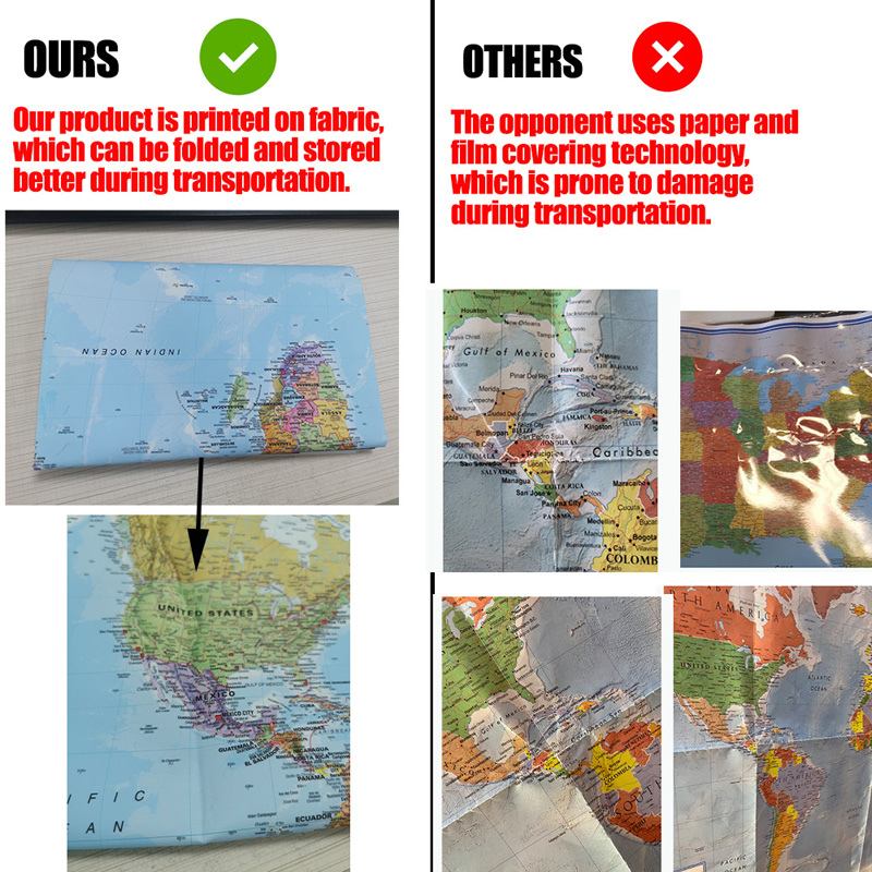 Orta Doğu Haritası, İngilizce  - English Home Office incelemesi ve fiyatı