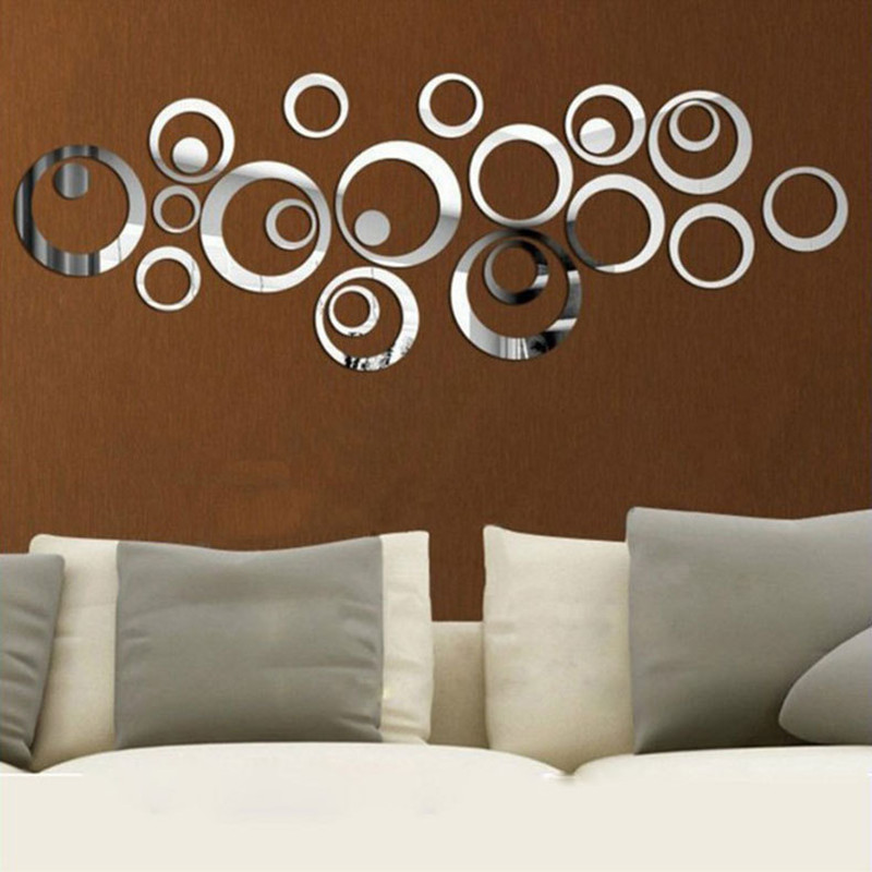 24 adet Dairesel Ayna Duvar Çı - Home Office Wallpaper incelemesi ve fiyatı
